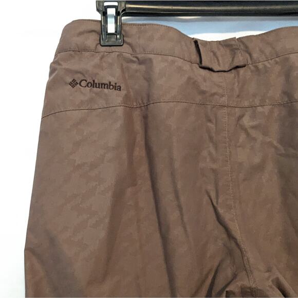 Columbia Ski Snowpants Hounds tooth Brown Size M - Picture 9 of 14